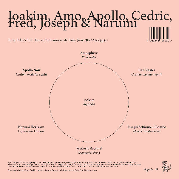 La célèbre pièce « In C » de Terry Riley à la Philharmonie de Paris sur Tigersushi records